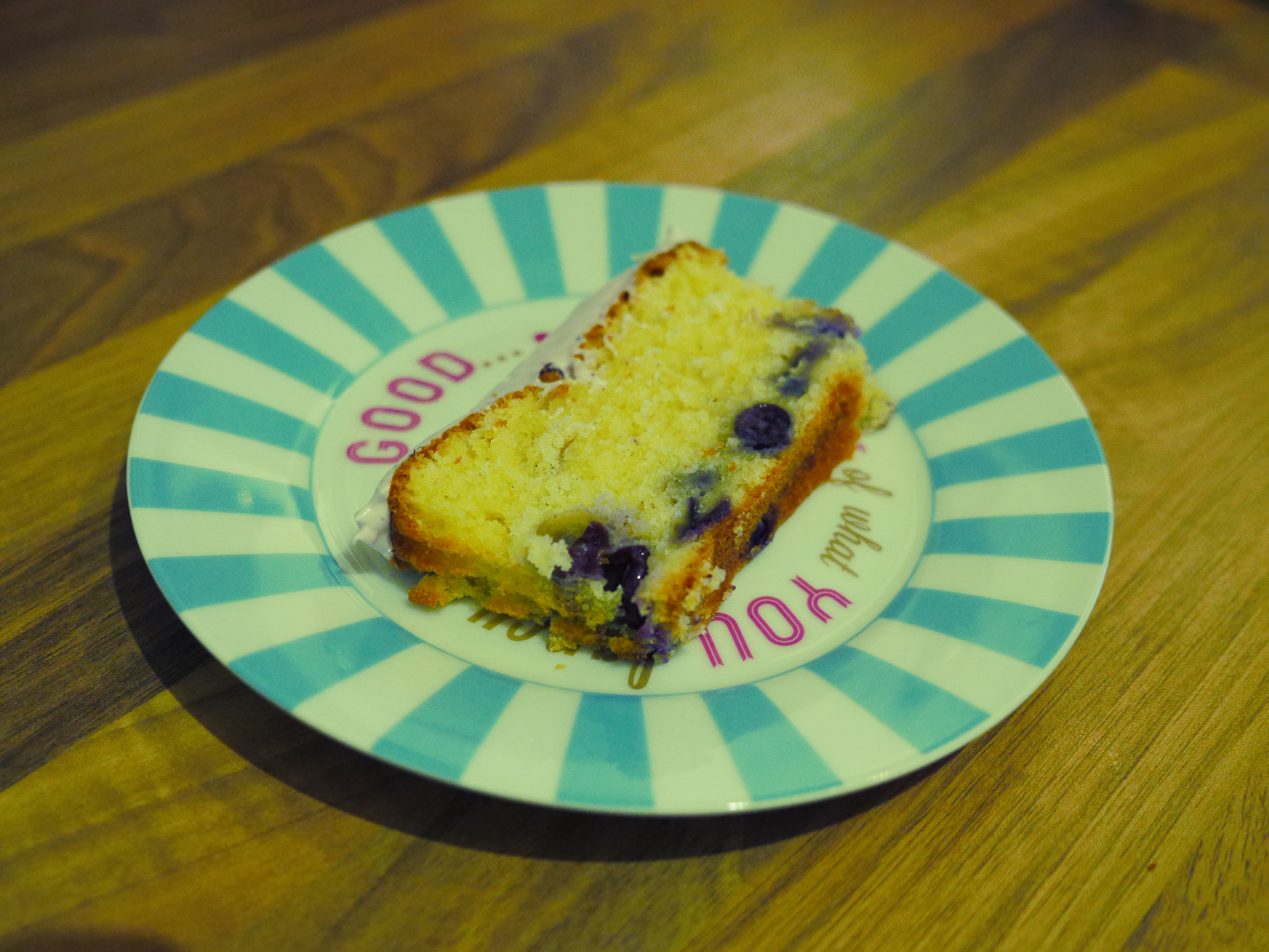 Vanilla & Blueberry Loaf Cake