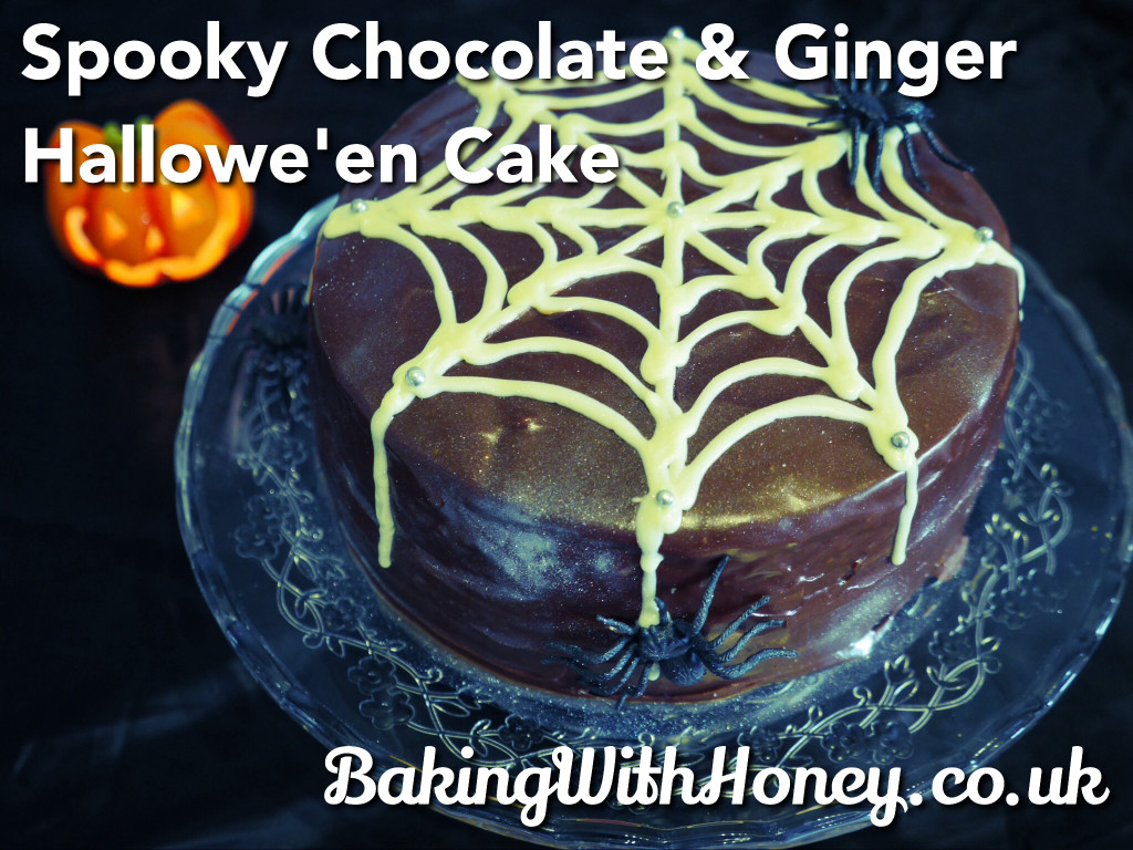 Chocolate and Ginger Spooky Halloween Cake