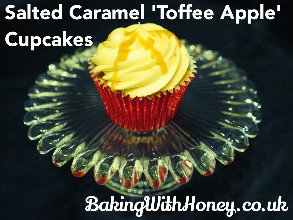 Salted Caramel Toffee Apple Cupcakes