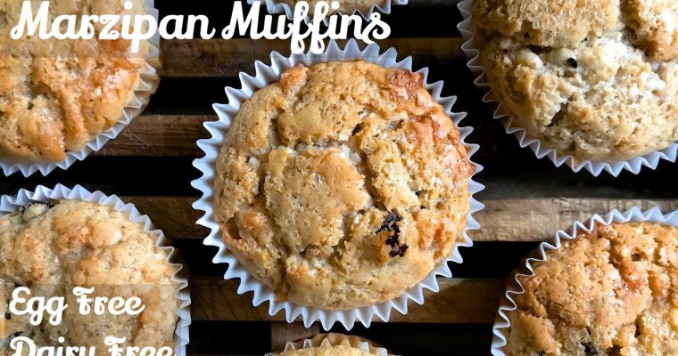 Speculaas-Spiced Marzipan Muffins
