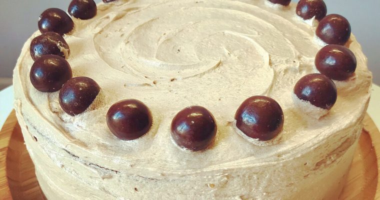 Veganising Nigella: The Chocolate Malteser Cake