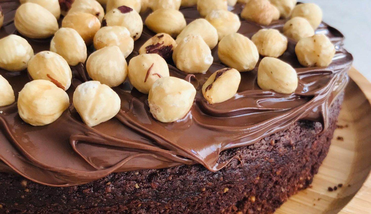 Vegan Torta Gianduia (Chocolate Hazelnut Cake)