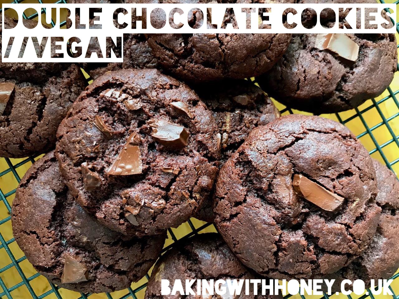 Double Chocolate Cookies // Vegan