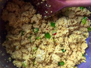 vegan scrambled tofu egg mayo recipe