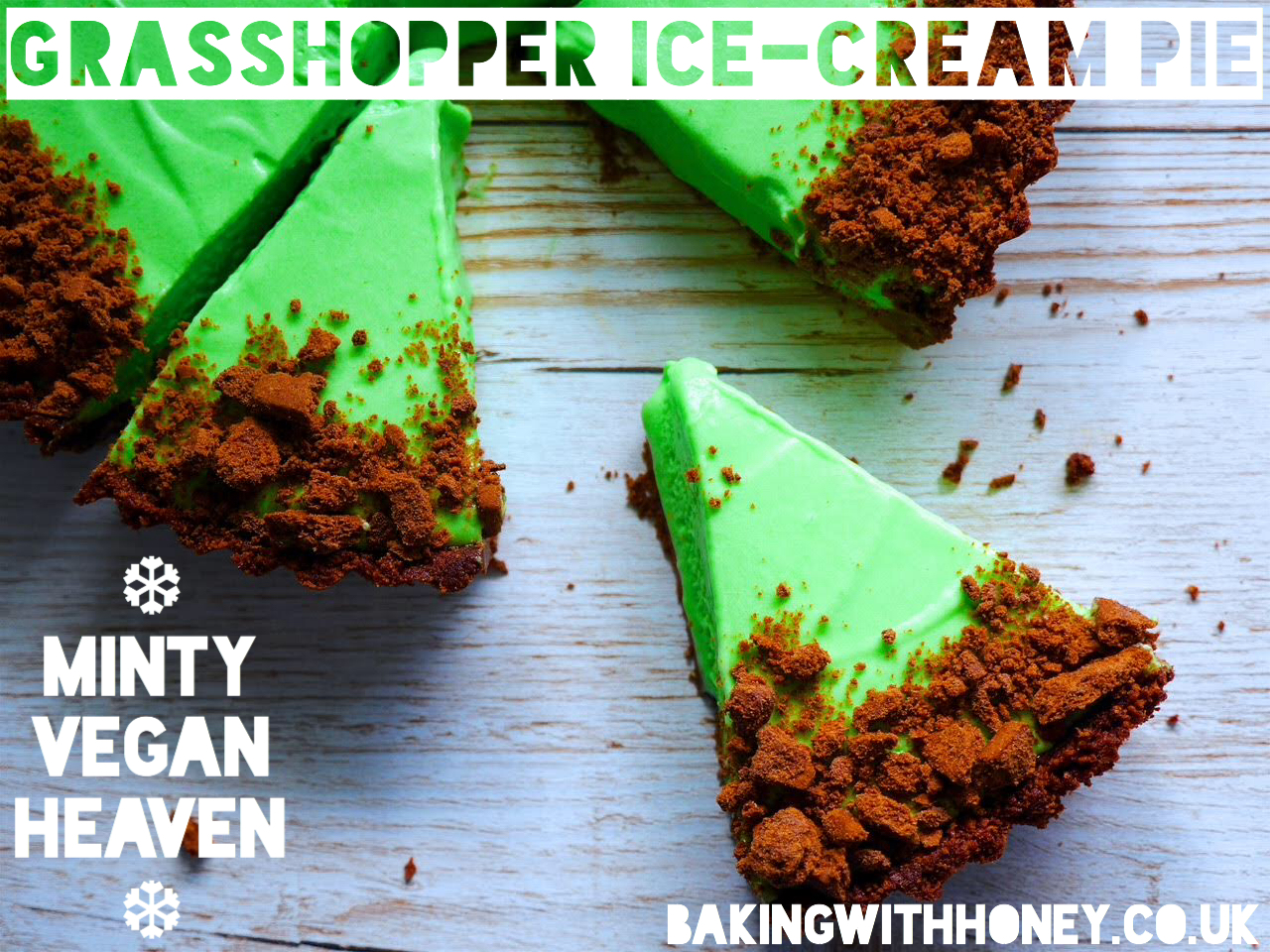 Grasshopper Ice-Cream Pie (Vegan)