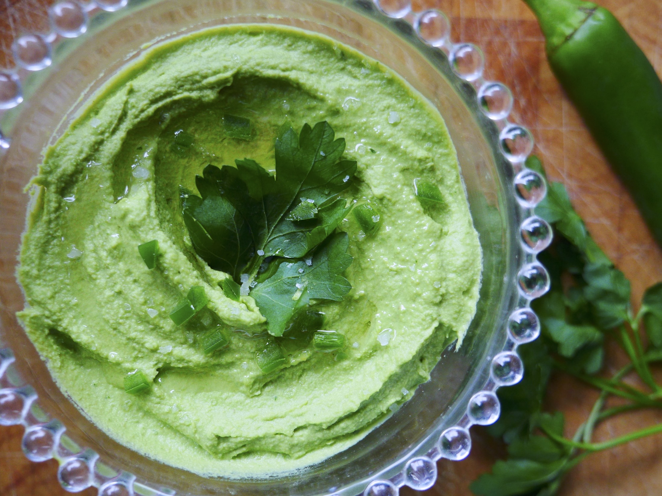Green Chilli Hummus