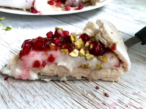 Rose and Raspberry Vegan Aquafaba Pavlova