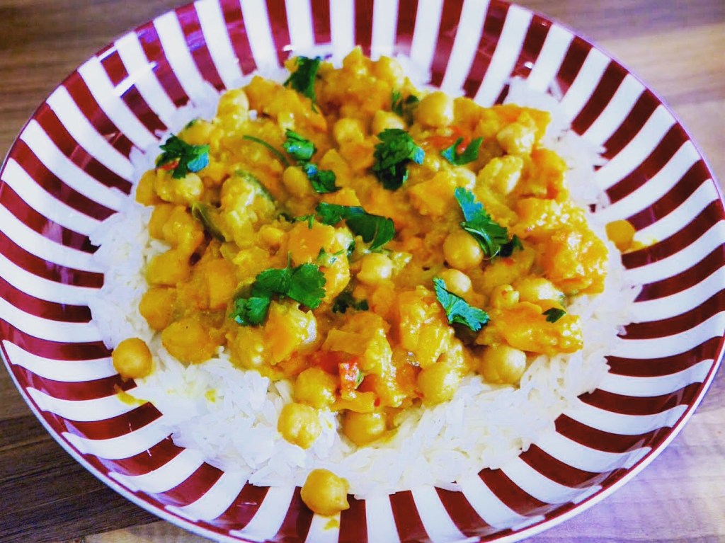 Chickpea, Sweet Potato & Coconut&nbsp;Curry