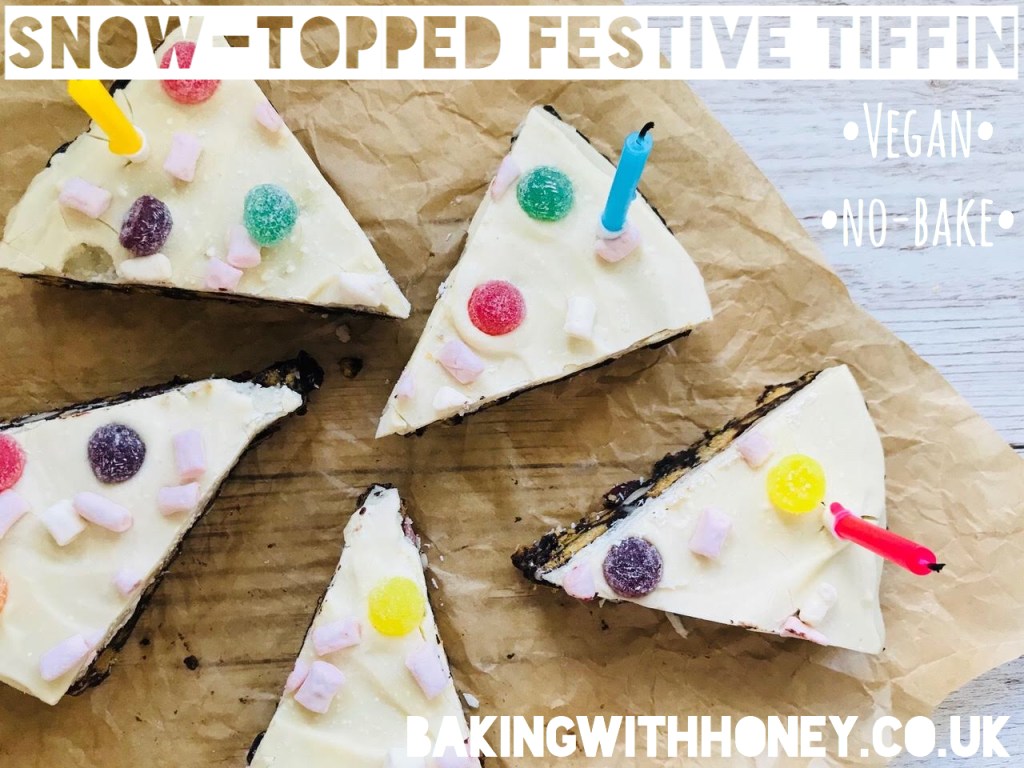 vegan chocolate tiffin Christmas festive