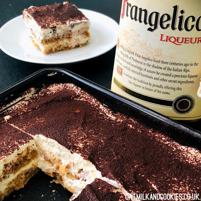 vegan frangelico tiramisu vegan frangelico tiramisu
