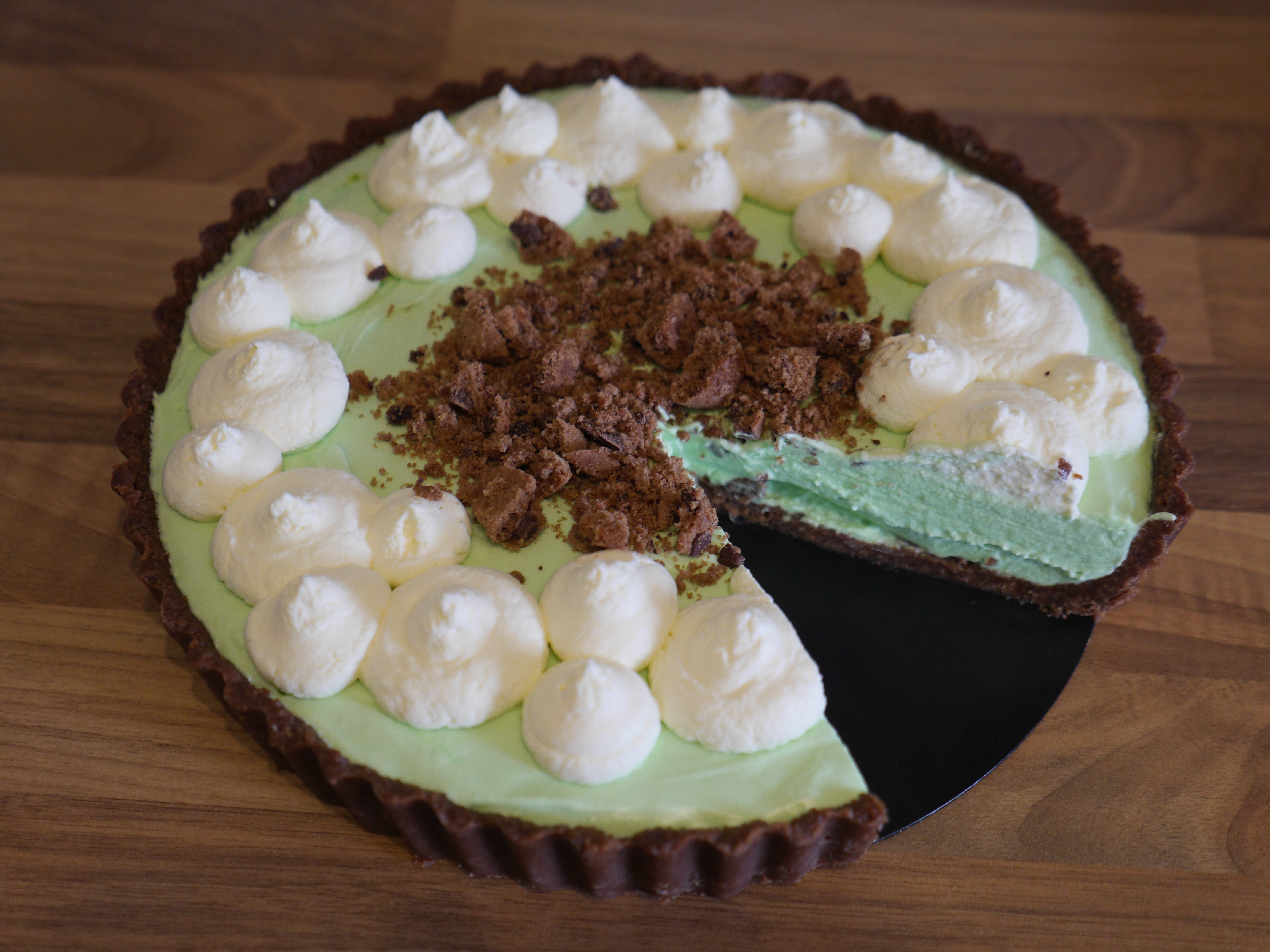 Grasshopper Pie [aka Peppermint Aero Pie]