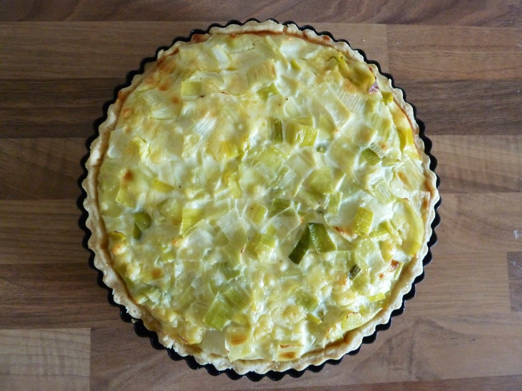 Leek & Caerphilly Cheese&nbsp;Tart