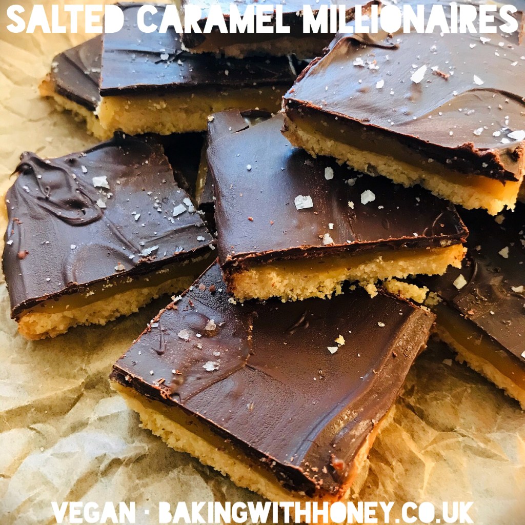 Vegan Salted Caramel Millionaire’s Shortbread
