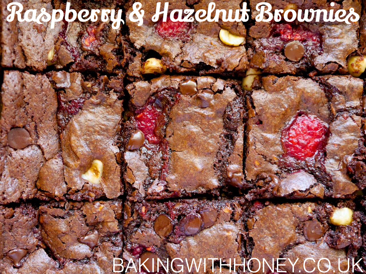Raspberry & Hazelnut Brownies – A Perfect Vegan Brownie