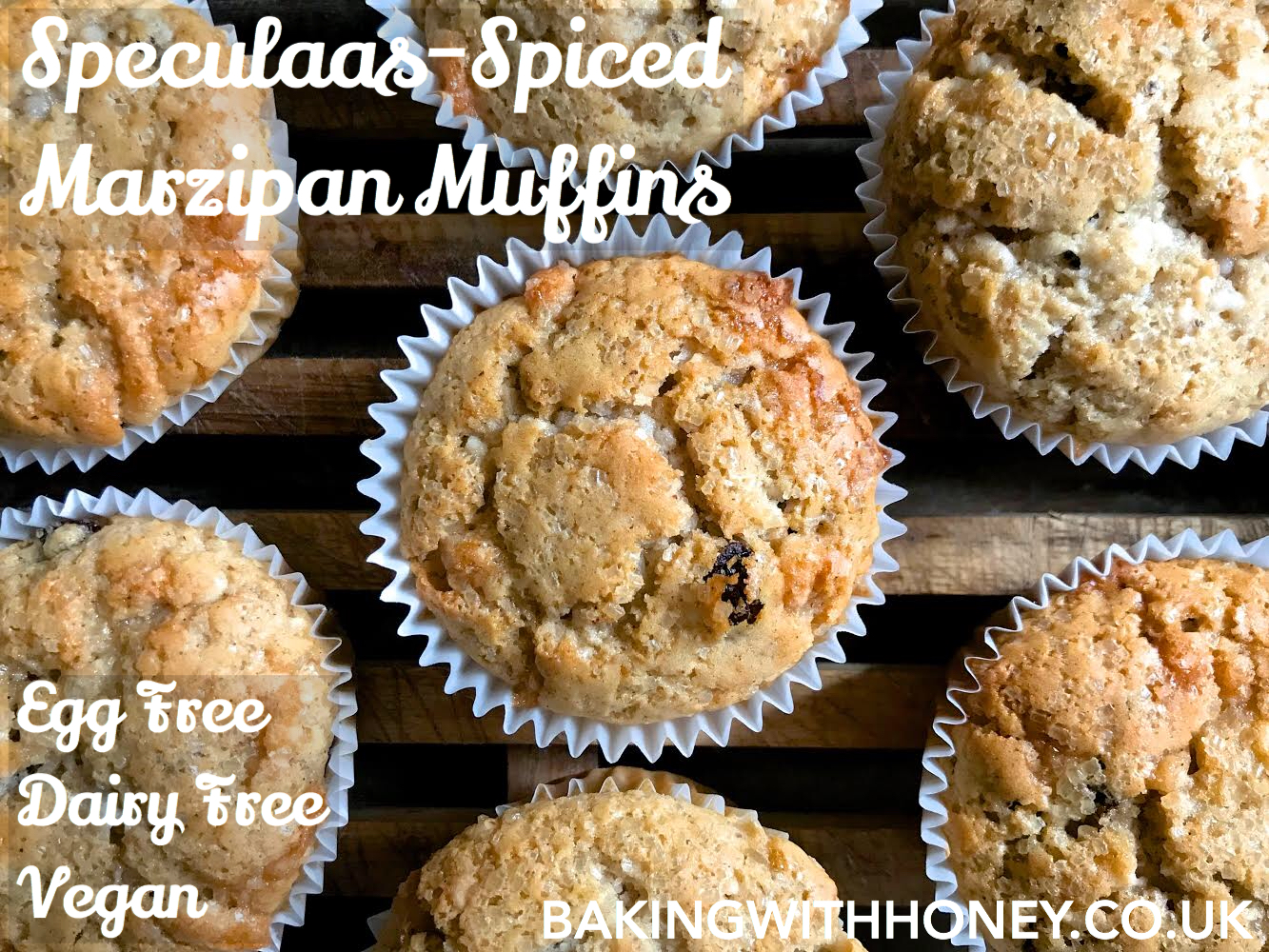 Speculaas-Spiced Marzipan Muffins