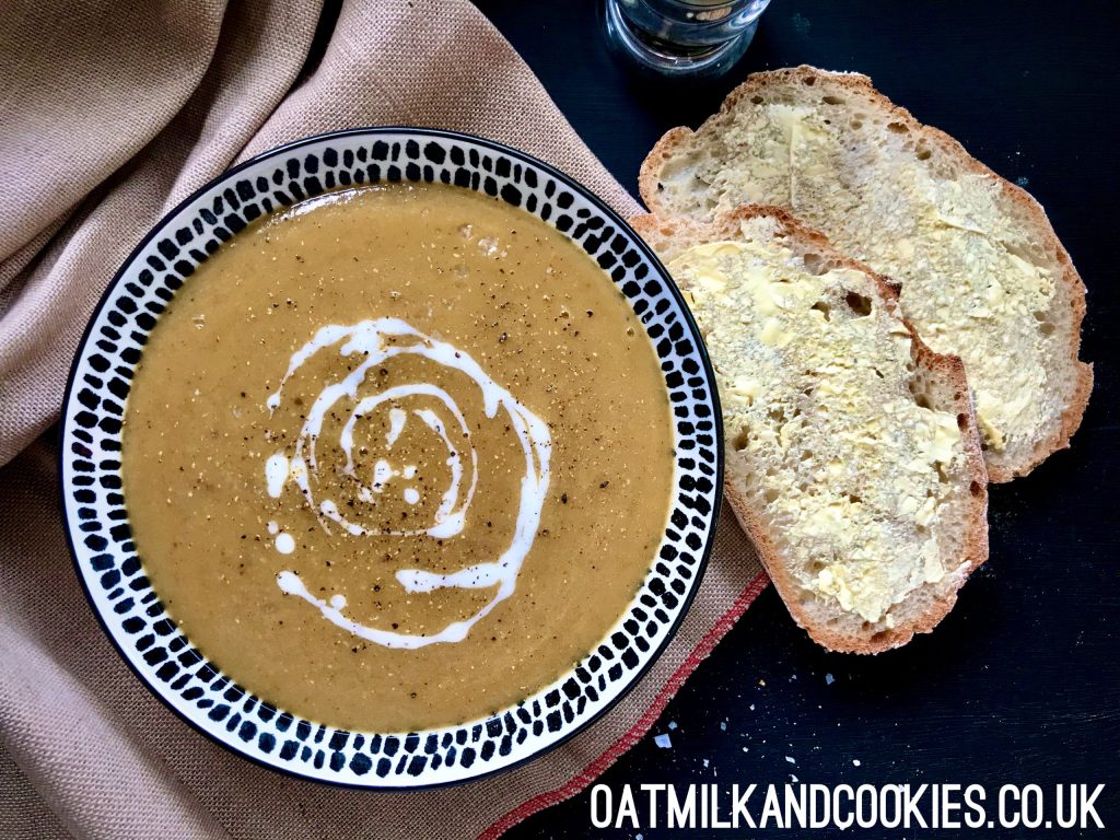 Coconut & Pumpkin Spice Lentil Soup –&nbsp;Vegan